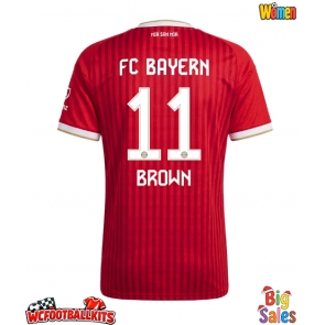 Bayern Munich Nathaniel Brown #11 Replica Home Stadium Shirt for Women 2026-27 Short Sleeve